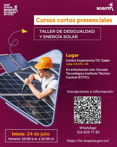 Curso corto presencial – Taller de Desigualdad y Energía Solar