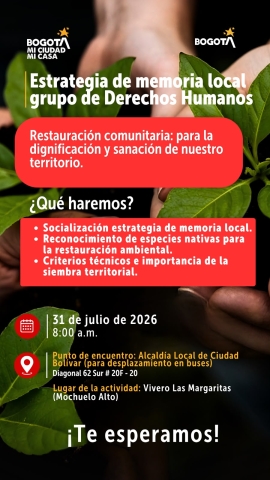 Socialización estrategia de memoria local