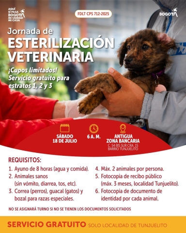 Jornada de Esterilización Veterinaria