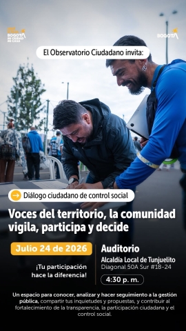 Voces del territorio, la comunidad vigila, participa y decide