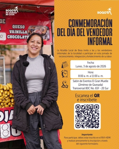 Conmemoración del Día del Vendedor Informal en Bosa 