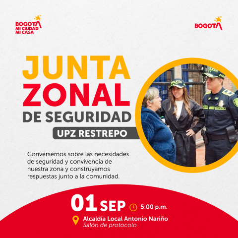 Junta Zonal de Seguridad en la UPZ Restrepo