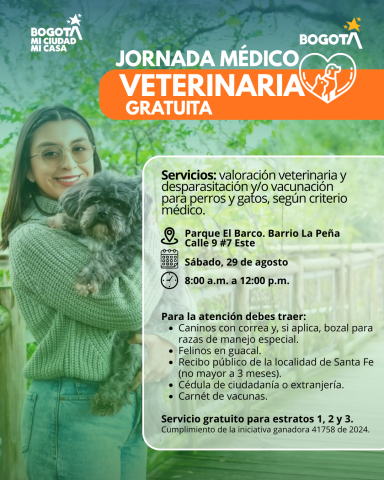 Jornada Médico Veterinaria Gratuita