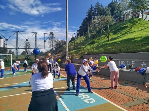 Jornada recreo deportiva en Suba