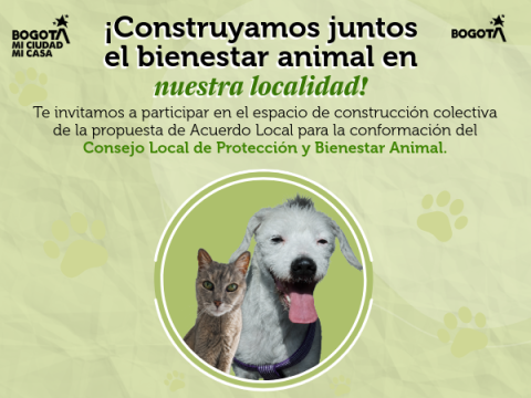 Conformación Consejo Local de Protección y Bienestar Animal de Bosa