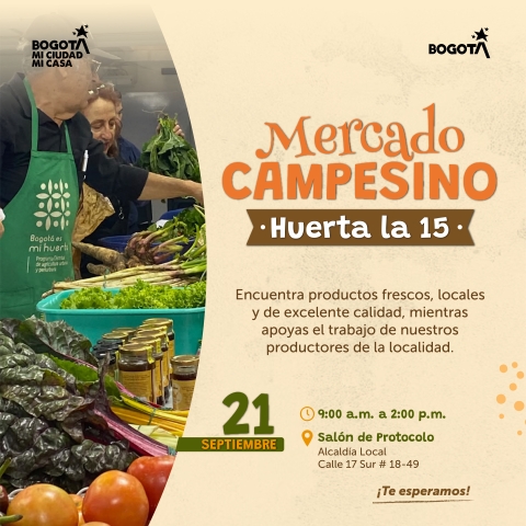 Mercado Campesino Huerta La 15: productos frescos y locales para la comunidad