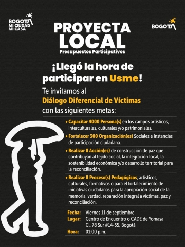 Diálogo Diferencial sector Víctimas de Usme