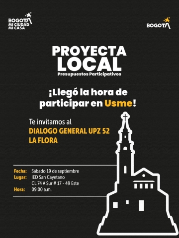 Diálogo General de Presupuestos Participativos de la UPZ 52 de Usme