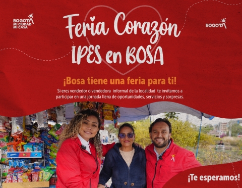 Feria Corazón IPES en Bosa