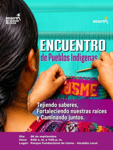 Tejiendo saberes de los pueblos indígenas de Usme