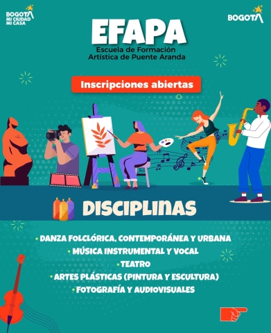 Escuela de Formación Artística de Puente Aranda  Inscripciones abiertas