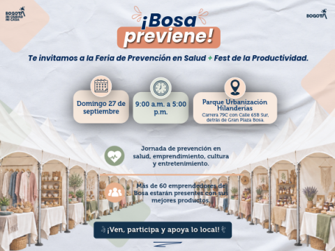 Feria de Prevención en Salud + Fest de la Productividad en Bosa