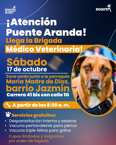 Llegó la Brigada Médico Veterinaria!