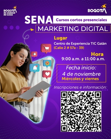 Cursos cortos presenciales – Marketing digital