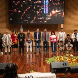 Así fue la posesión de las autoridades de los 14 pueblos indígenas del Consejo Consultivo de Bogotá.