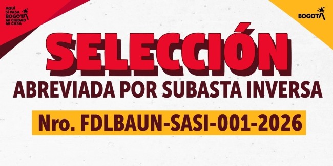 La Alcaldía Local de Barrios Unidos publica proceso 