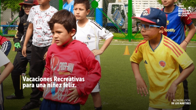 En Los Mártires, nuestros niños juegan, crecen y sueñan en grande