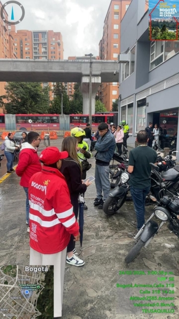 Operativo Alcaldía Local de  Teusaquillo 