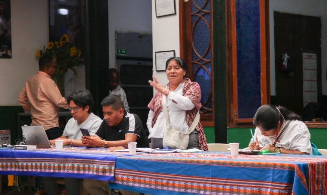 Paulina Majín - coordinadora de la Casa del Pensamiento Indígena