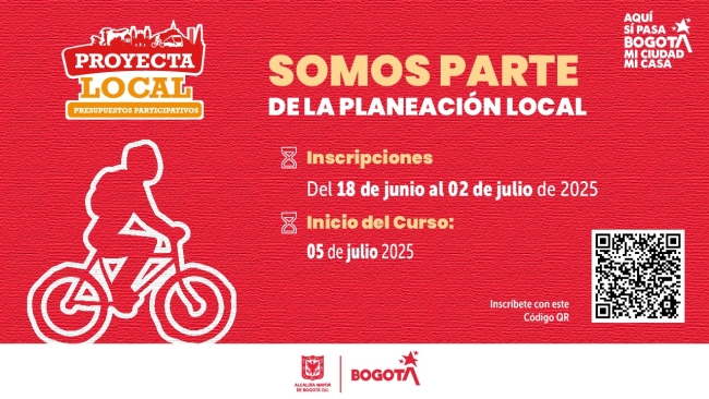 Invitación al curso Proyecta Local - inicio 18 de junio