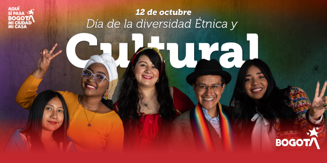 Representantes de pueblos étnicos en Bogotá