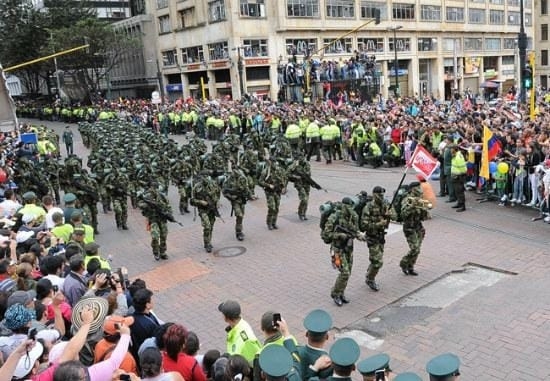 El desfile del 20 de julio llega por primera vez al suroccidente de Bogotá