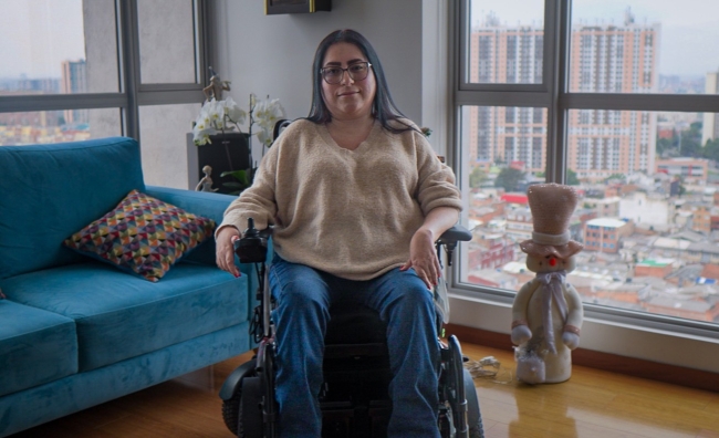 Diana Palma, coordnadora de la Secretaría Técnica de Discapacidad