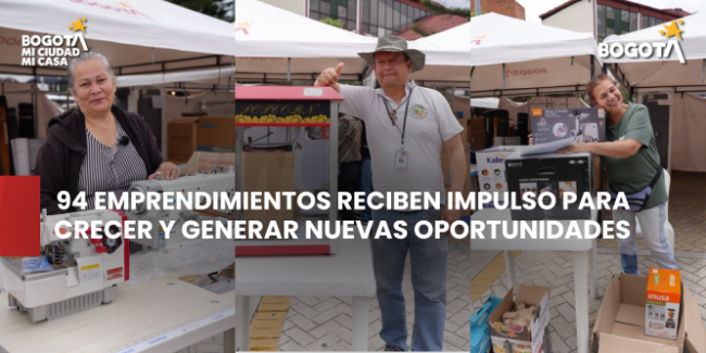 94 emprendimientos de mujeres y víctimas del conflicto armado en Puente Aranda reciben impulso para crecer y generar nuevas oportunidades
