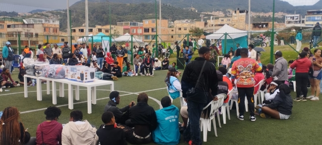 Encuentro recreo -deportivo comunidad Afro en la UPZ Alfonso López