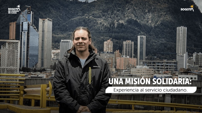 Un profesional que decidió servir como voluntario en Los Mártires