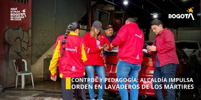Jornada de verificación y acompañamiento a lavaderos en Los Mártires 