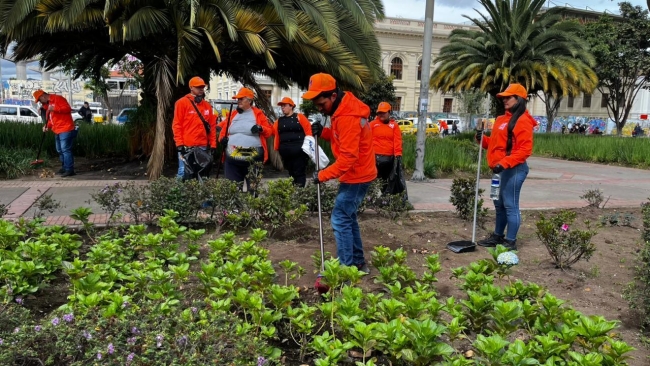 embellecimiento del espacio público en Estanzuela y Voto Nacional