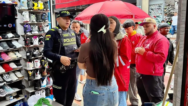 Contundente intervención en Los Mártires