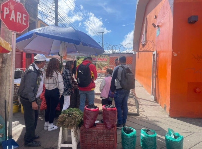 Jornadas de sensibilización vendedores de la localidad de Tunjuelito