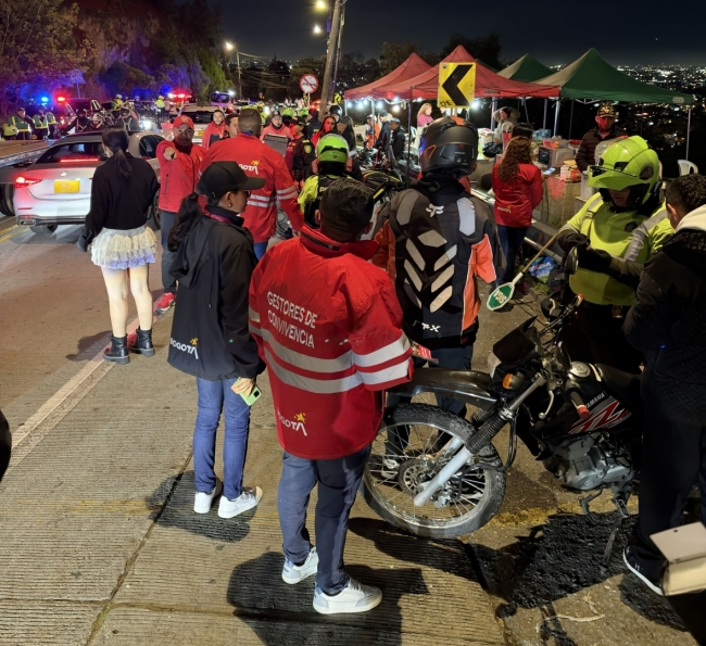 Operativo de Movilidad en La Calera
