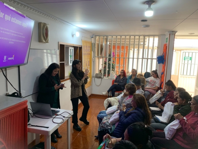 Jornada de capacitación mujeres defensoras de DDHH Los Mártires