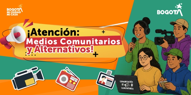 La Alcaldía Local de Santa Fe invita a los medios comunitarios y alternativos de la localidad a participar en la convocatoria