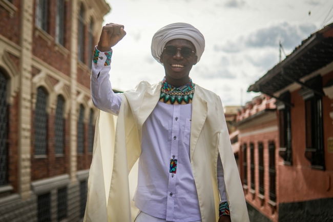 Marlon Montaño, líder juvenil afrocolombiano