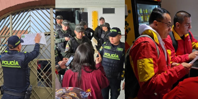 La jornada operativa se desarrolló el 4 de febrero de 2026, entre las 2:00 p. m. y las 6:00 p. m., con el objetivo de fortalecer la convivencia ciudadana, prevenir el delito y garantizar el cumplimiento de la normatividad