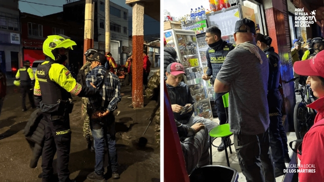 Operativo en La Estanzuela deja cierre voluntario y llamados de atención a establecimientos