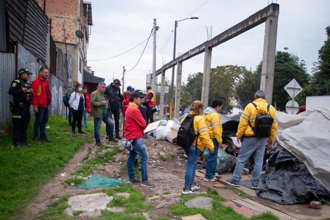 Operativo en espacio publico 