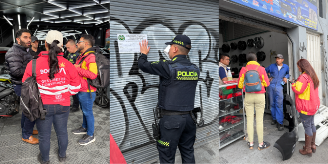 El operativo priorizo la verificaron en el cumplimiento de la documentación requerida para el ejercicio de la actividad económica, de acuerdo con lo establecido en la Ley 1801 de 2016.