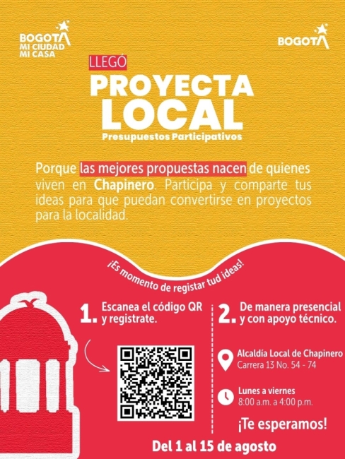 Proyecta Local de los Presupuestos Participativos 2026