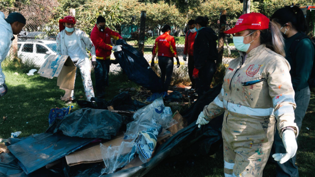 Fotografía de operativo integral en el sector de El Tunal