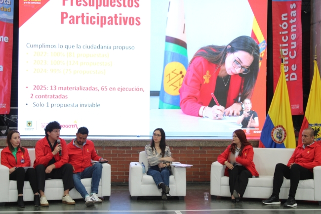 La Alcaldesa Local y su equipo de trabajo rinden cuentas del periodo 2025
