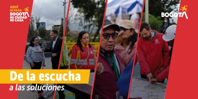 Alcaldesa local de Rafael Uribe Uribe en diversos escenarios en el territorio