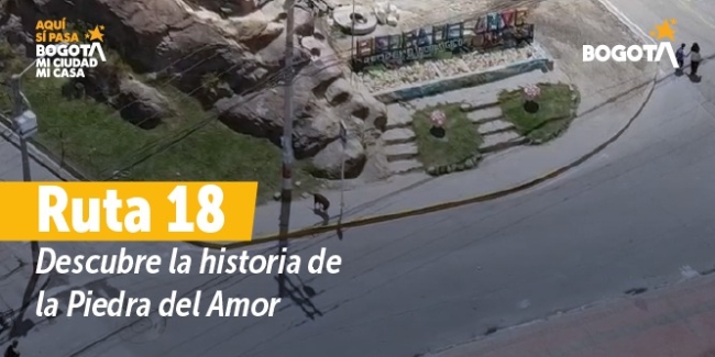 Piedra del amor en Rafael Uribe Uribe