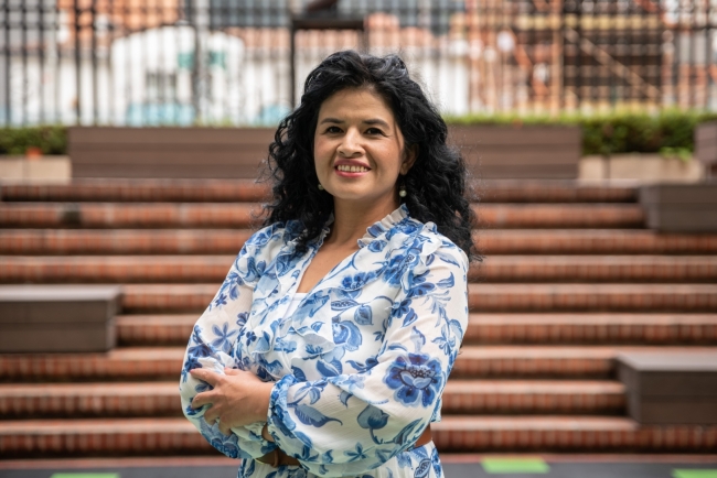 Shirley Merchán de las Salas, docente de la Universidad del Área Andina