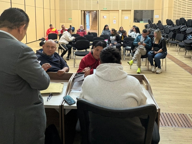Socialización de estímulos deportivos en la alcaldía de Usme