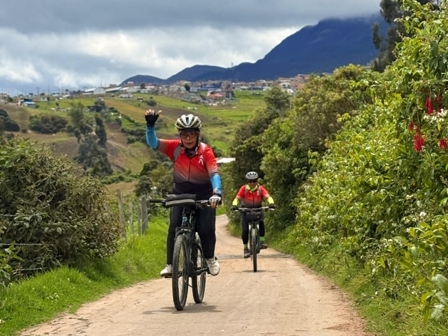 En Usme el paisaje y el deporte se unieron en la Travesía por los paisajes de la localidad